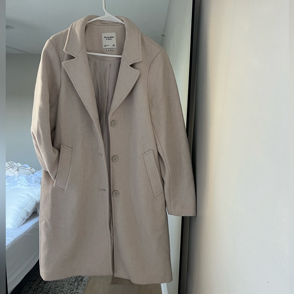 Abercrombie Wool-Blend Peacoat